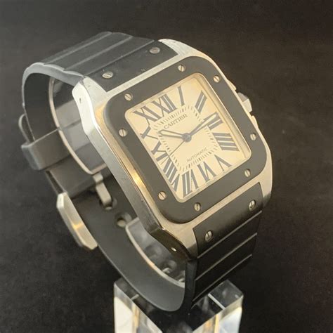 cartier watch rubber band|cartier stainless steel watch bands.